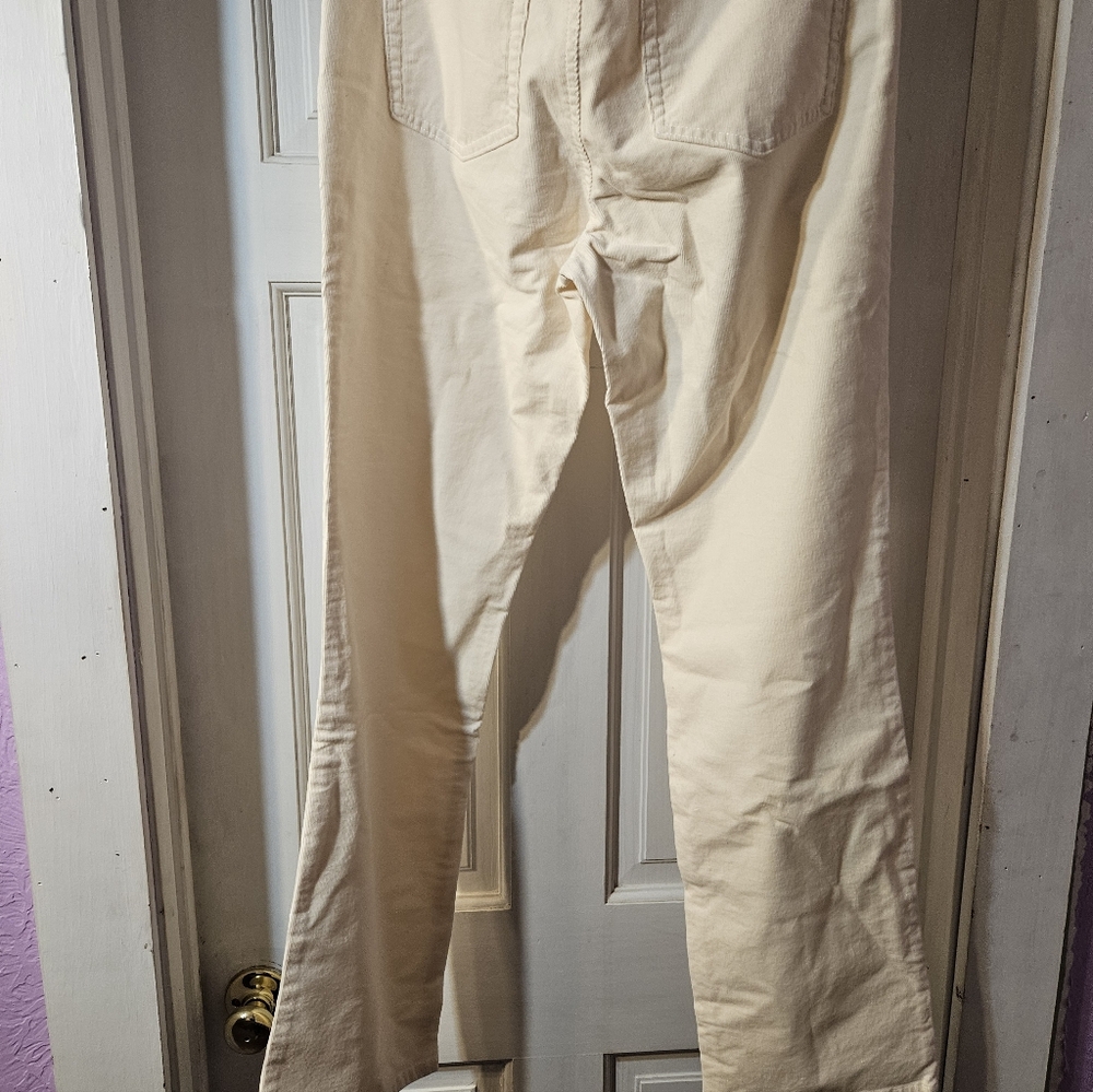 Women's Cream Chaps Corduroy Pants Size 14R - Picture 8 of 13